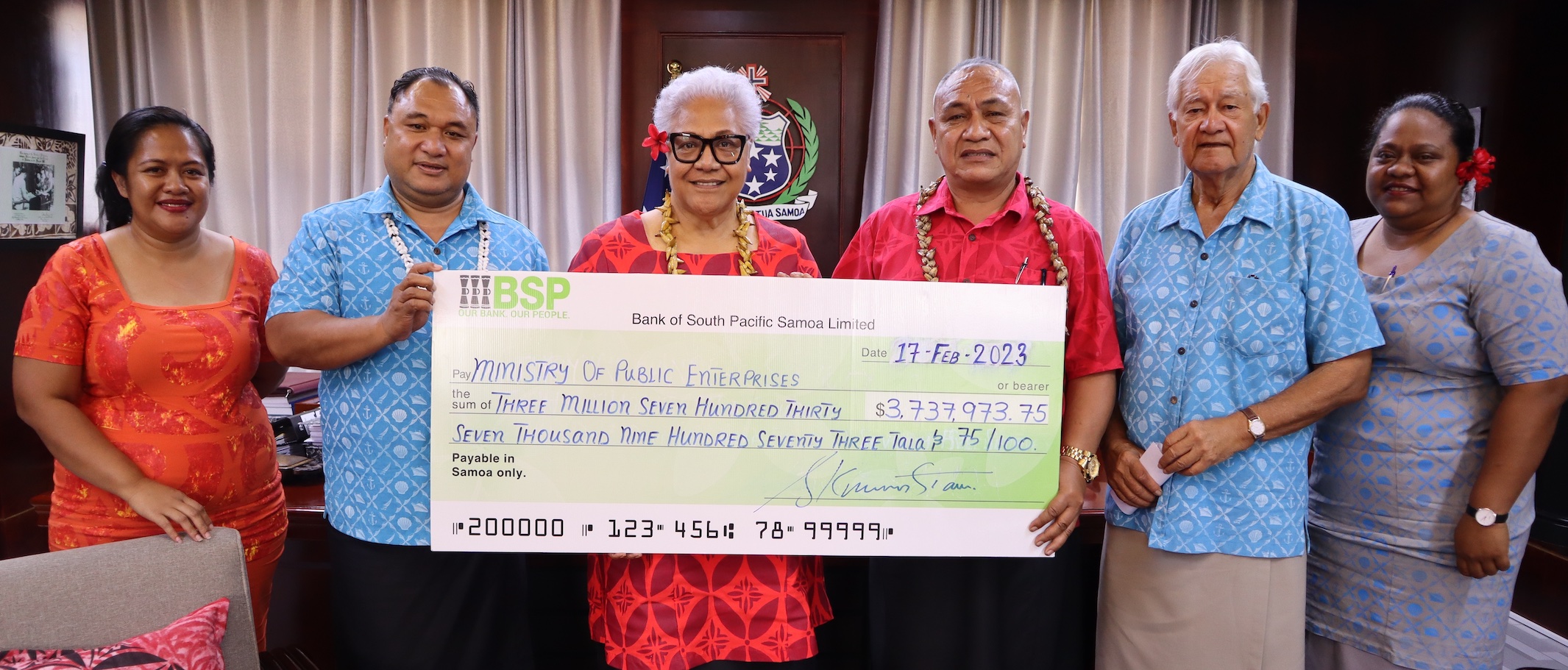 SPA Returns More Than $3.7m Tala Dividend – Newsline Samoa