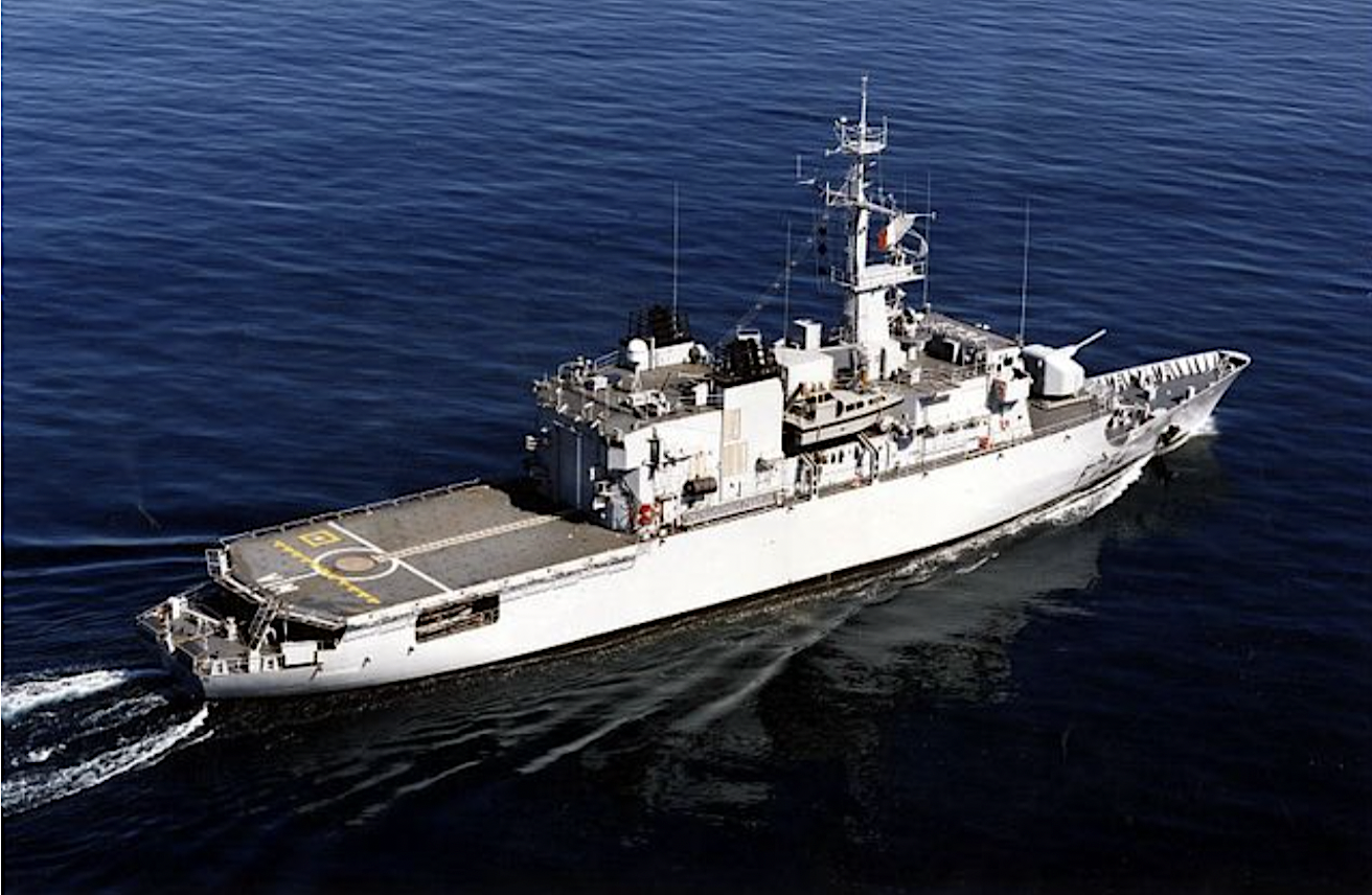 Port Call of FNS Vendémiaire in Apia Harbour